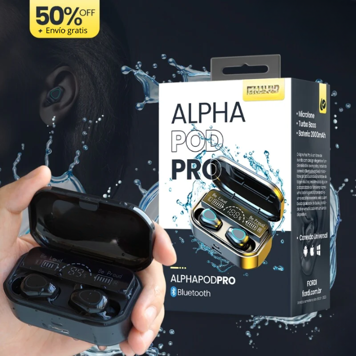 Auriculares Bluetooth resistentes al agua - AlphaPod Pro® [ENVÍO GRATIS]