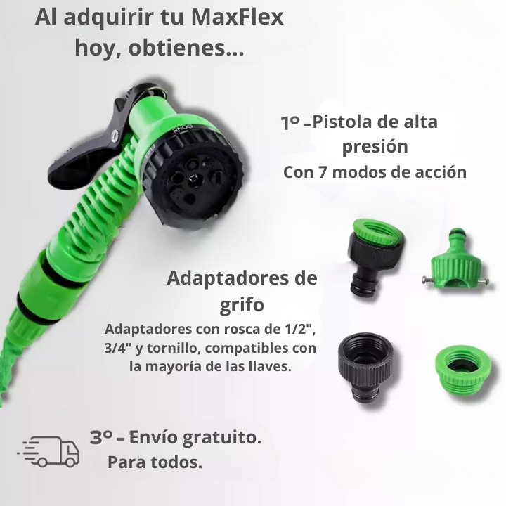 Mangueira Expandible Microfibra de Alta Presión MAXFLEX